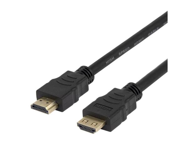 Deltaco HDMI cable with Ethernet - 4 m