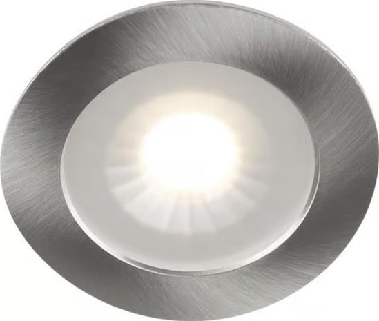 Hide-a-Lite 1202 Multi Downlight-valaisin 12 V, harjattu teräs 3000 K