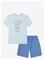 NIKE Nike Knit Short Set - BLUE BEYOND - 92/98 – kuva 3