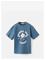 MANGO Printed Cotton-Blend T-Shirt - MEDIUM BLUE - 152 – kuva 3