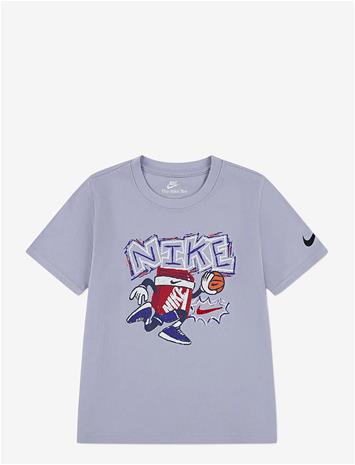 NIKE Nike Chalky Boxy Bball Tee - GREY - 92/98