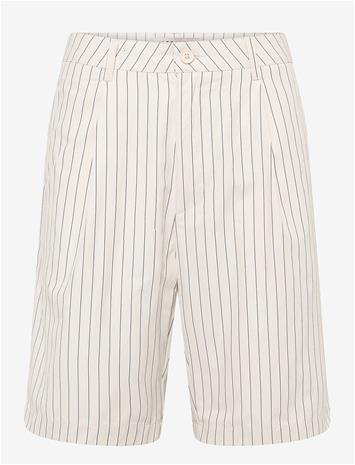 Solid SDALANN STRIPE Shortsit oatmeal