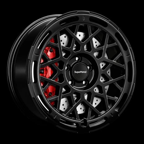SUPERMETAL CAGE DULL BLACK 8X18 – kuva 2/2