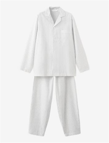 MANGO Striped Pyjama Pack - GREY - L