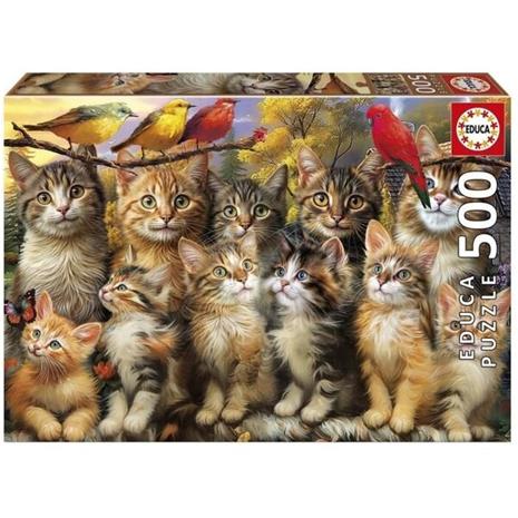 Educa Educa 500 Kittens And Birds - Multi/patterned - ONE SIZE