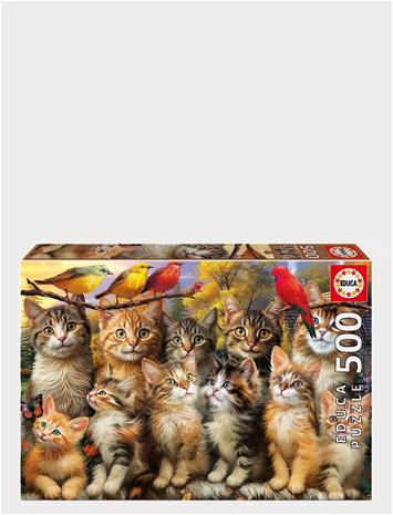 Educa Educa 500 Kittens And Birds - Multi/patterned - ONE SIZE