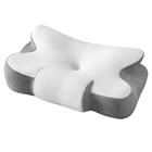 Ergonomisk kudde i memoryskum med justerbar höjd - Vit/Grå