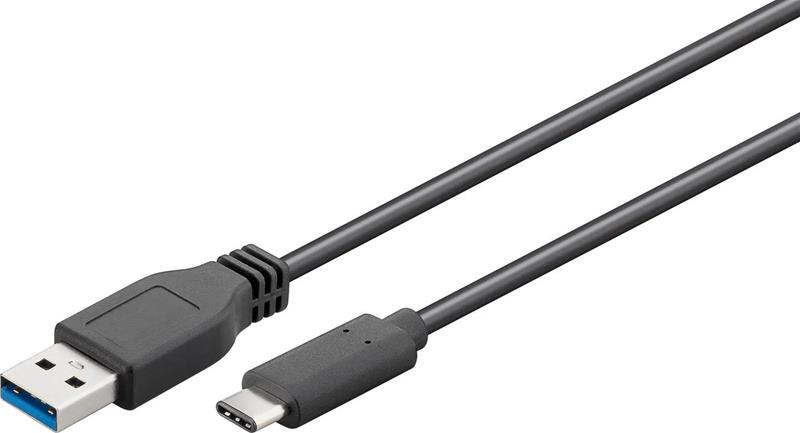 Microconnect USB3.1CA3 USB cable USB 3.2 Gen 1 (3.1 Gen 1) 3 m USB C USB A Black