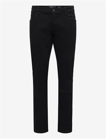 TOM TAILOR Ttaedan Straight - BLACK BLACK DENIM - 32 x 34