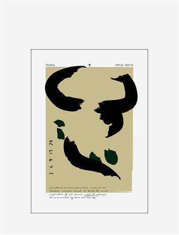 Poster & Frame Poster & Frame Taurus - Multi/patterned - 50X70CM