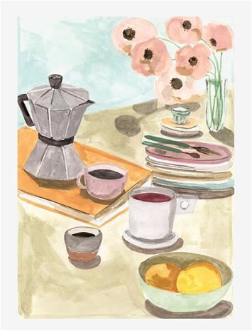 POSTER & FRAME Breakfast Table - MULTI-COLOURED - 30X40 cm – kuva 2/2