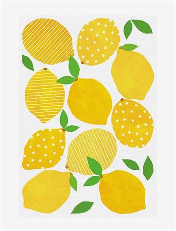 POSTER & FRAME Orara Studio - Lemon Crowd - YELLOW - 30X40 cm