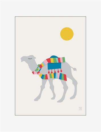 Poster & Frame Poster & Frame Dromedary - Multi/patterned - A3