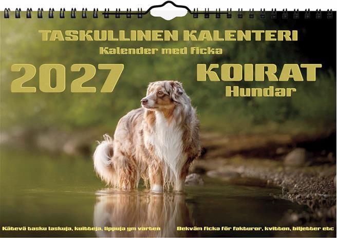 Taskullinen kalenteri koirat
