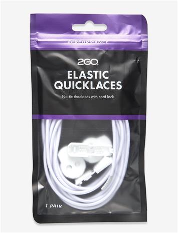2GO 2Go Elastic Quicklaces 975 Tarvikkeet Kengät White 2GO