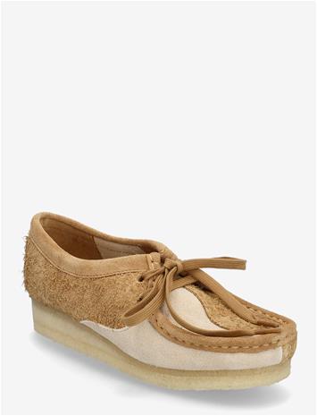 CLARKS Wallabee. D - 5253 MID TAN COMBI - 39