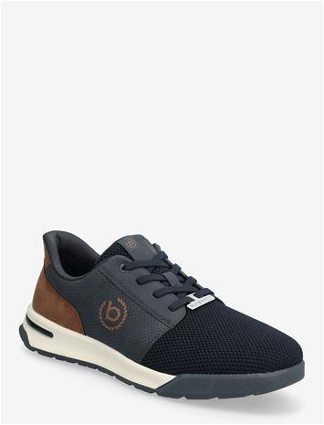 BUGATTI 6486 - DARK BLUE/COGNAC - 40