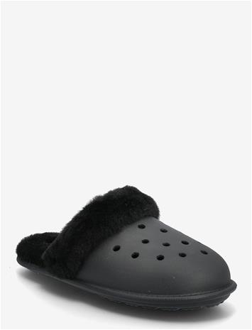 CROCS Classic Fuzz Scuff - BLACK - 46/47