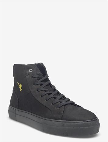 Lyle & Scott Coe Mid Leather - Black - 38
