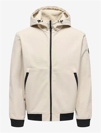 ONLY & SONS Onsbowie Softshell Bomber Noos - SILVER LINING - XL
