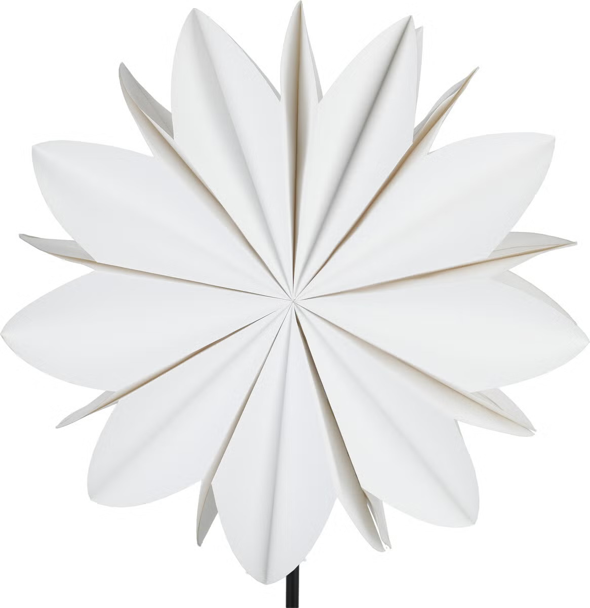 Paperitähti kukka 50 cm valkoinen, Northlight