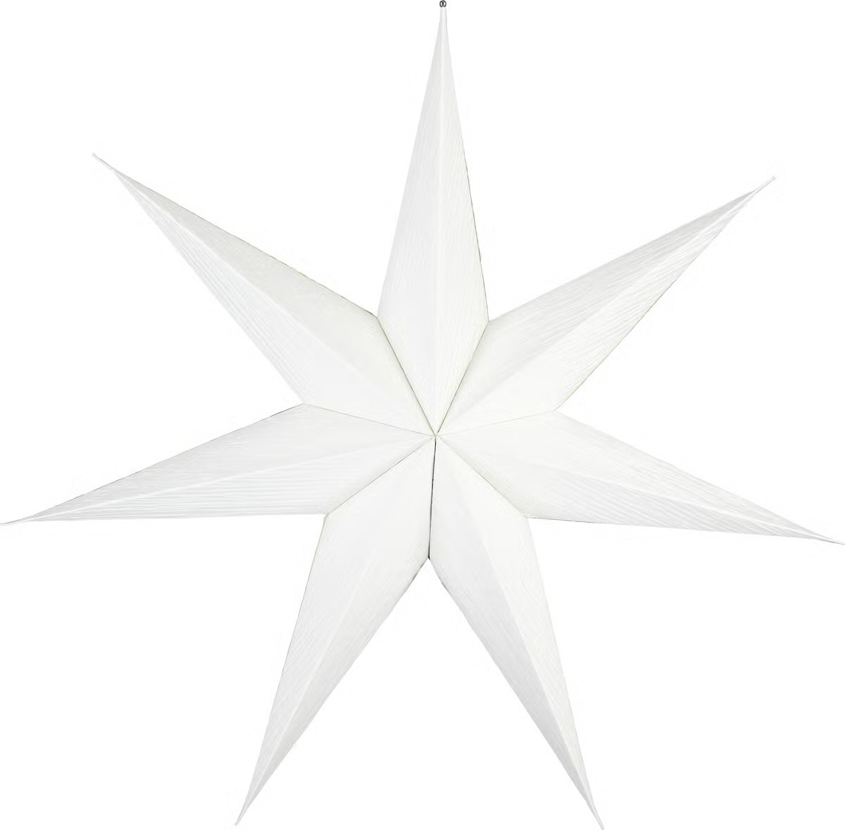 Suuri paperitähti valkoinen taiteltu 70 cm, Northlight