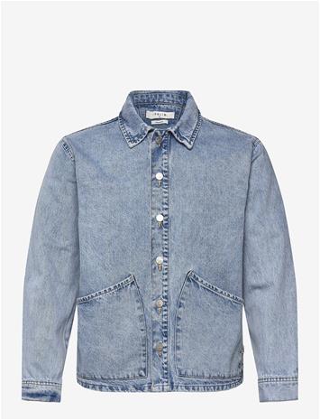 SOLID Sdtravis Overshirt - LIGHT BLUE DENIM - L