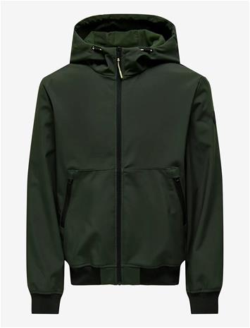 ONLY & SONS Onsbowie Softshell Bomber Noos - PEAT - S – kuva 2/2