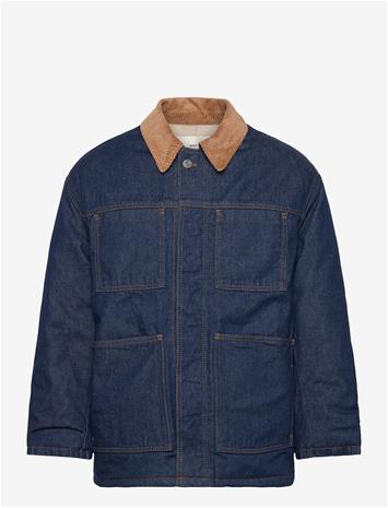 AMI AMI Padded Worker Jacket - Blue - L