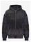 Weekday Washed Patchwork Zip Hoodie - Navy - XL – kuva 2