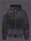 Weekday Washed Patchwork Zip Hoodie - Navy - XL – kuva 3