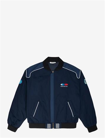 Prohibited Racetrack Jacket Blue - Navy - XL