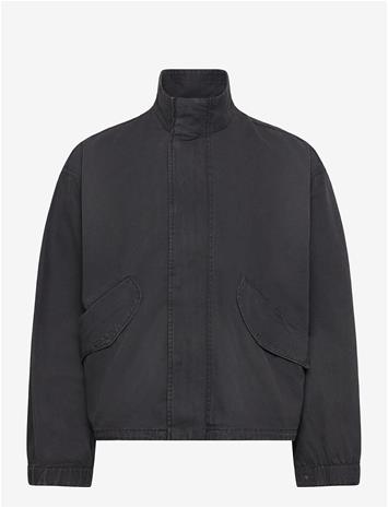 WEEKDAY Spring Canvas Jacket - WASHED BLACK - XL
