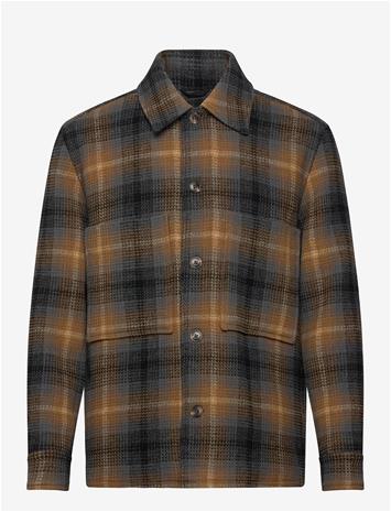 Closed Shacket Dried Tabaco - Multi/patterned - L