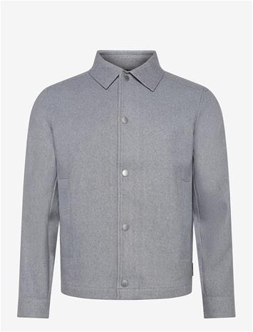 TOM TAILOR Wool Optic Shacket - MEDIUM SILVER GREY MELANGE - S – kuva 2/2