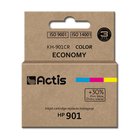 Actis KH-901CR mustekasetti 1 kpl Yhteensopiva Perusvärintuotto Syaani, Magenta, Keltainen