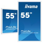 iiyama TF5539UHSC-W1AG infonäyttö 139,7 cm (55") LED 500 cd/m² 4K Ultra HD Valkoinen Kosketusnäyttö 24/7 TF553