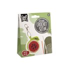 Creative Craft Group Crochet Kit Keyring Watermelon - incl. Needle and Thread