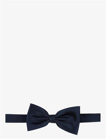 PORTIA 1924 Solid Bow Tie Polyester - DARK BLUE - One Size