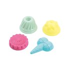 Ecoiffier Spade with 4 sand molds