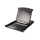 ATEN CL5708MW telinekonsoli 43,9 cm (17.3") 1920 x 1080 pikseliä Metalli, Muovi Musta 1U CL570