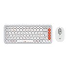 Logitech Pop Icon Combo näppäimistö Sisältää hiiren Universaali Bluetooth QWERTZ Sveitsi Valkoinen 920-0