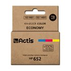 Actis KH-652CR mustekasetti 1 kpl Yhteensopiva Perusvärintuotto Syaani, Magenta, Keltainen