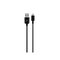Pro USB-A <-> Lightning - 0.5m - Musta – kuva 1