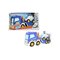Teamsterz Tiny Push & Go Police Transporter – kuva 1