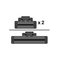 Broadcom Cable x8 8654 to 2x4 8654 9402 1M – kuva 1