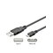 Goobay 95736 USB-kaapeli USB 2.0 0,15 m USB A Micro-USB B 0,48 Gbit/s Musta 95736 – kuva 1