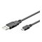 Goobay 95736 USB-kaapeli USB 2.0 0,15 m USB A Micro-USB B 0,48 Gbit/s Musta 95736 – kuva 2