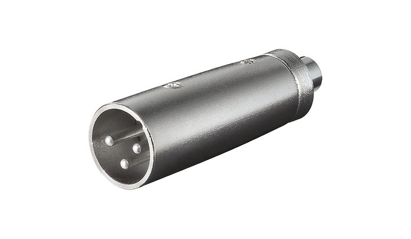 Goobay 27458 XLR RCA Musta 27458