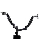 Silverstone SST-ARM22BC monitorin kiinnike ja jalusta 61 cm (24") Vastaanotto Musta SST-A